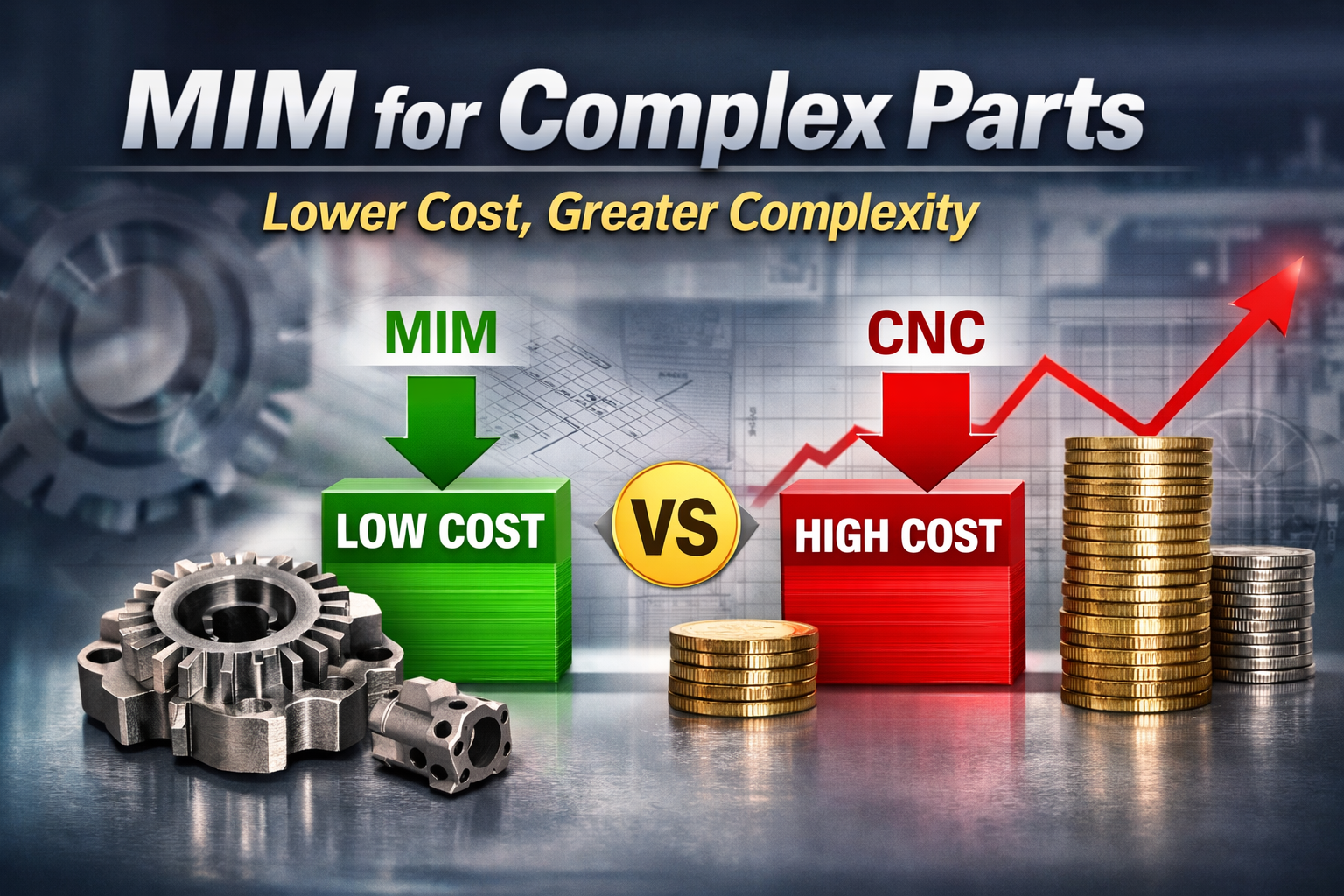 How MIM Can Reduce Manufacturing Cost for Complex Parts
