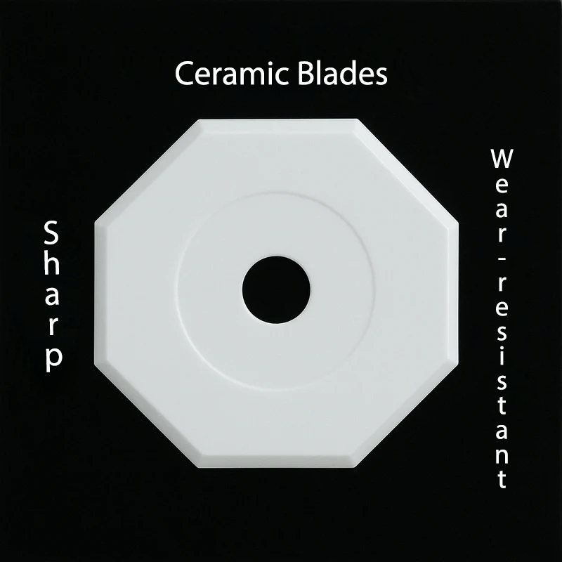 Medical-Grade Ceramic Hexagonal Blade High Durability Precision