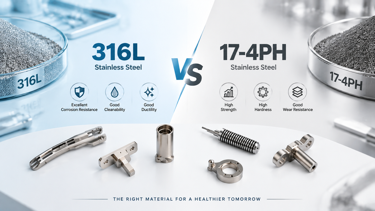 316L Vs 17-4PH for Medical Metal Injection Molding (MIM) Parts