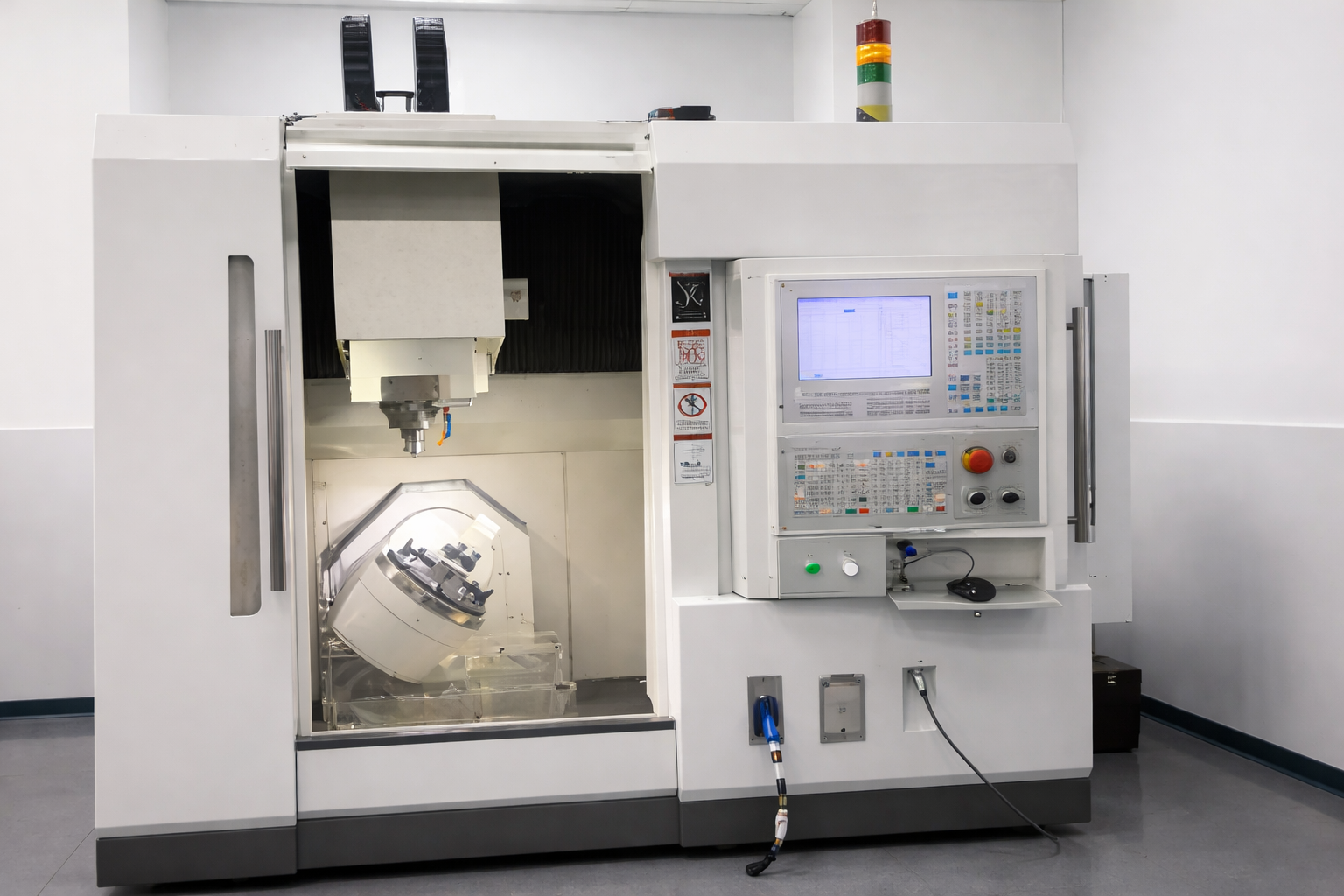 High-Precision Five-Axis Carver Featuring Simultaneous Multi-Axis Control